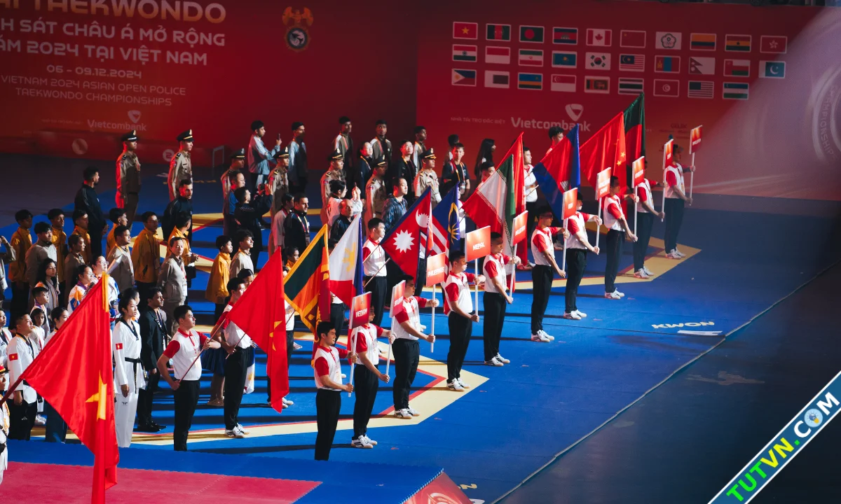 Dấu ấn giải Taekwondo Cảnh sát châu Á mở rộng năm 2024-1.webp