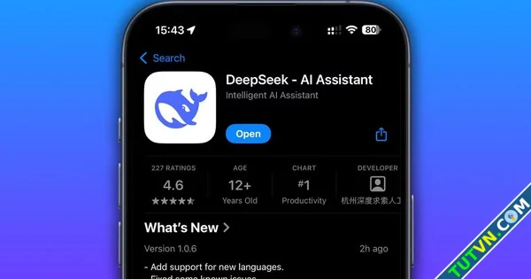 DeepSeek bị xóa khỏi App Store và Play Store vì lo ngại quyền riêng tư-1.webp