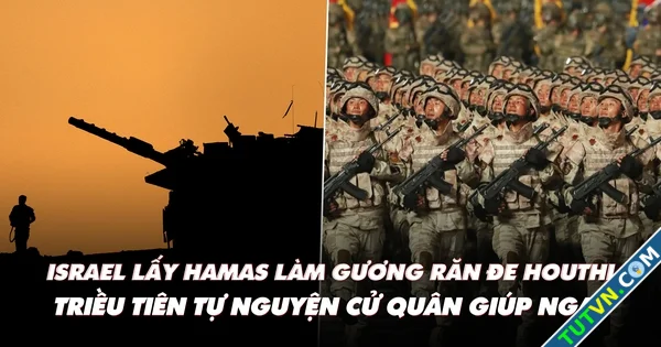 Điểm xung đột Israel đe dọa Houthi Triều Tiên tự đề xuất gửi quân giúp Nga-1.webp