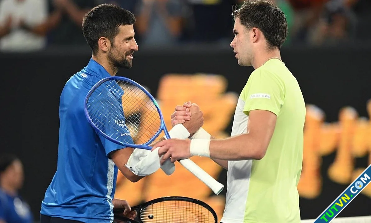 Djokovic lại thua set tại Australia Mở rộng 2025-1.webp