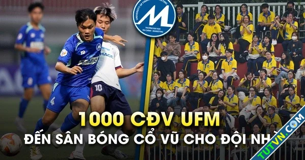 Đội nhà thua đậm CĐV UFM động viên 039đừng quan tâm tỷ số nữa cứ đá hết mình039-1.webp