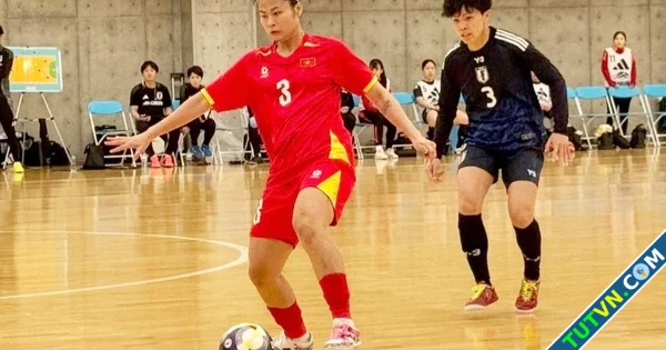 Đội nữ futsal Việt Nam 02 Nhật Bản không thể giành vé World Cup HLV Đình Hoàng nuối tiếc-1.webp