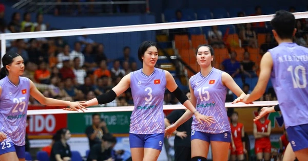 Đội tuyển bóng chuyền nữ Việt Nam thắng dễ Indonesia ở chặng 2 SEA VLeague-1.webp