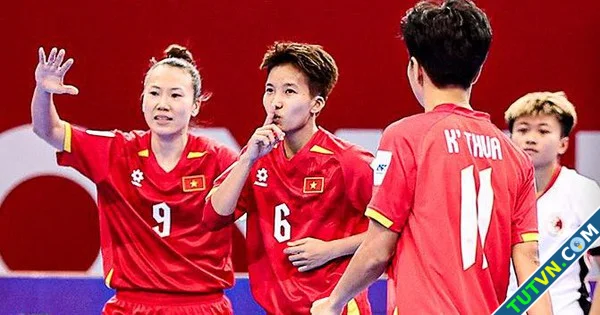 Đội tuyển futsal nữ Việt Nam thắng nghẹt thở Hồng Kông Tạm nhất bảng B xếp trên Iran-1.webp