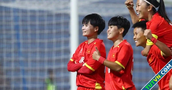 Đội tuyển nữ Việt Nam 40 Guam Dễ dàng giành suất vào vòng chung kết Asian Cup 2026-1.webp