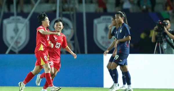 Đội tuyển nữ Việt Nam đánh bại Thái Lan 10 giành ngôi đầu bảng A đầy thuyết phục-1.webp