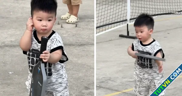Gia đình Quang Hải chơi pickleball cực vui Nhân vật này khiến dân mạng 039tan chảy039-1.webp