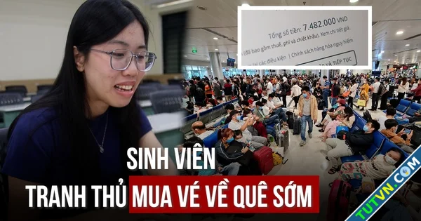 Giá vé tàu xe tăng cao sinh viên tranh thủ mua vé về quê ăn tết sớm-1.webp