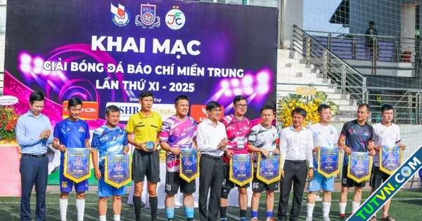 Giải bóng đá báo chí miền Trung 2025 khởi tranh đầy hào hứng-1.webp