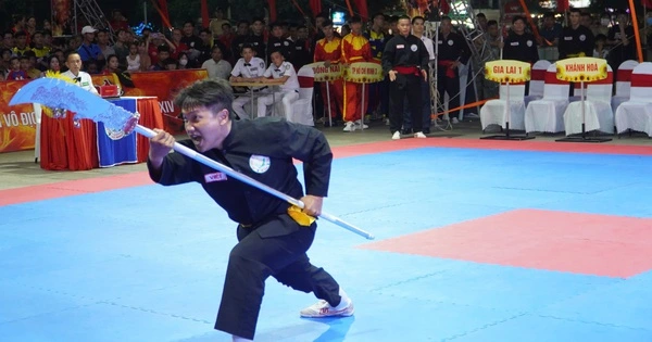 Hàng trăm VĐV tranh tài tại giải vô địch võ cổ truyền ở phố biển Gia Lai-1.webp
