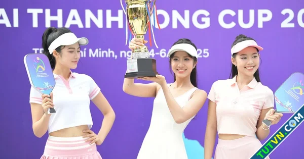 Hoa hậu Hà Trúc Linh cùng dàn bóng hồng khuấy động giải pickleball Việt Nam-1.webp
