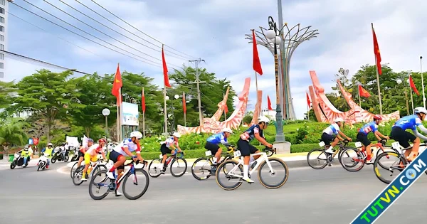 Hơn 100 VĐV tranh tài giải đua xe đạp phong trào Ninh Thuận mở rộng 2025-1.webp