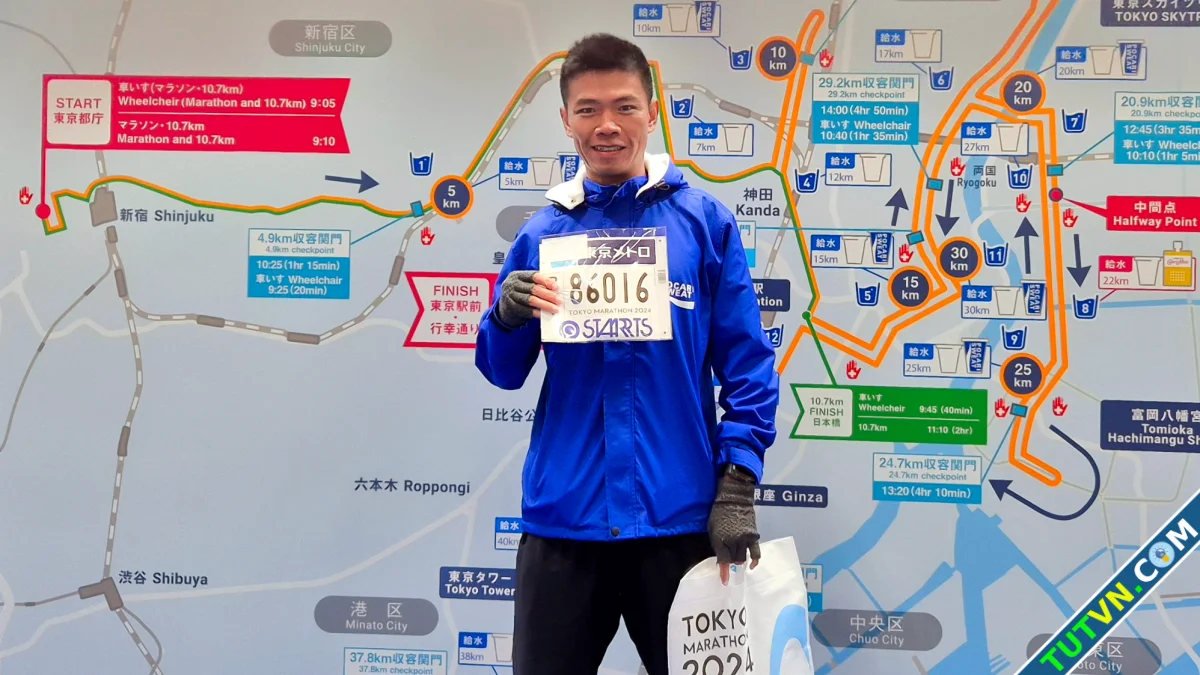 Hứa Thuận Long tái xuất ở Tokyo Marathon 2025-1.webp