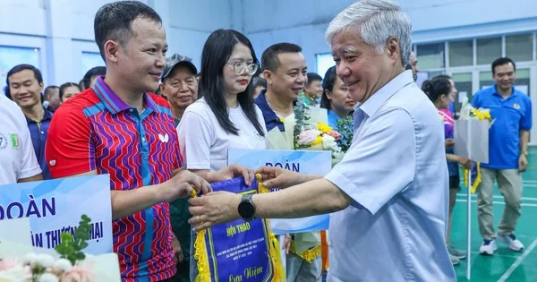 Khai mạc Hội thao chào mừng Đại hội đại biểu Đảng bộ MTTQ Việt Nam các đoàn thể TƯ-1.webp