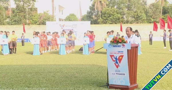 Khai màn TNSV THACO cup 2025 khu vực Duyên hải miền Trung Vì bóng đá đẹp-1.webp