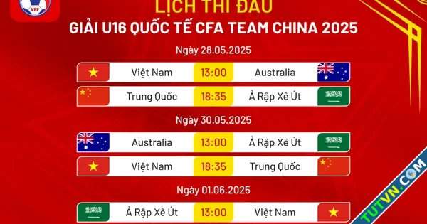 Lịch thi đấu U16 Việt Nam mới nhất Đối đầu Úc trận mở màn quyết tạo bất ngờ-1.webp