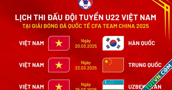 Lịch thi đấu U22 Việt Nam mới nhất tại Trung Quốc Ông Kim tạm nhường chức đối thủ cực mạnh-1.webp