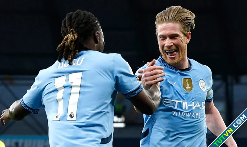 Man City đe dọa vị trí thứ 2 của Arsenal ở Ngoại hạng Anh-1.webp