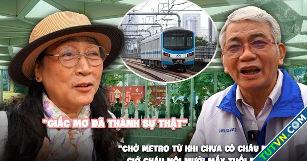 Metro số 1 vận hành Cụ ông 71 tuổi dậy từ 5 giờ sáng đợi tàu lăn bánh-1.webp