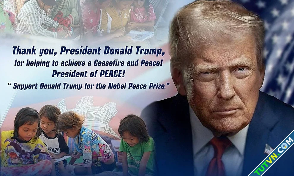 Người Campuchia cảm ơn ông Trump trên mạng xã hội-1.webp