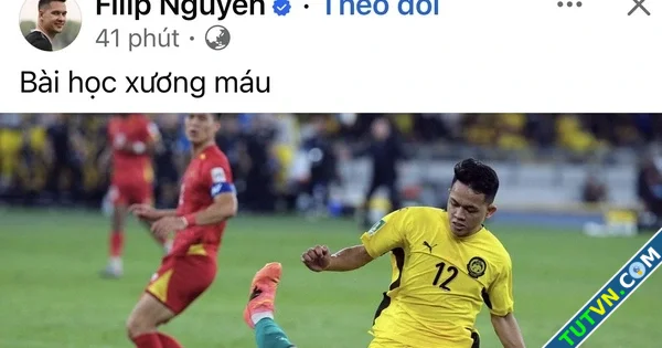 Nguyễn Filip nhận lượng tương tác khủng sau dòng cảm thán Bài học xương máu-1.webp
