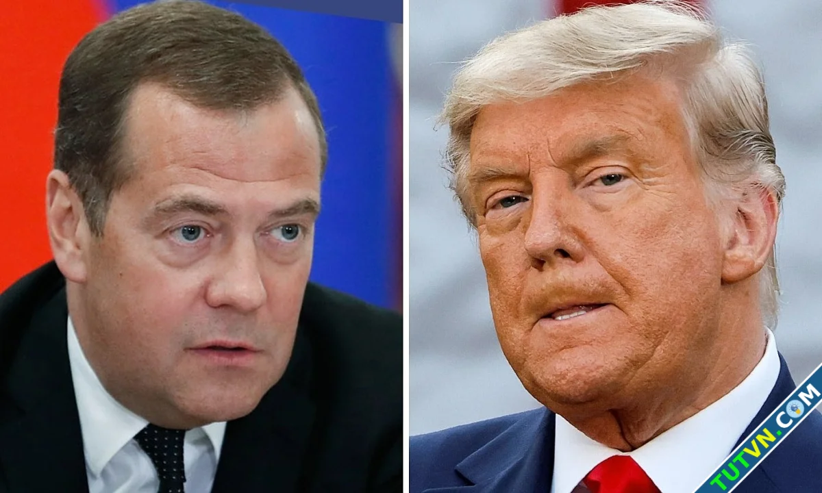 Ông Trump ông Medvedev đấu khẩu trên mạng xã hội-1.webp