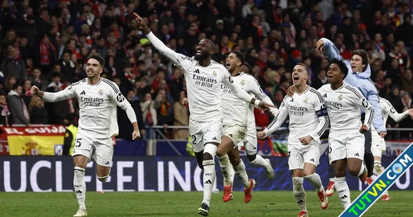 Real Madrid loại kịch tính Atletico Vào tứ kết Champions League pha trượt chân định mệnh của ...webp