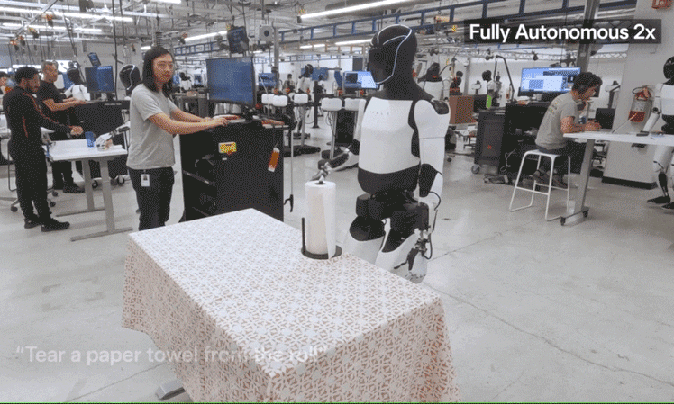 Robot Optimus của Elon Musk học nấu ăn dùng lò vi sóng-1.gif