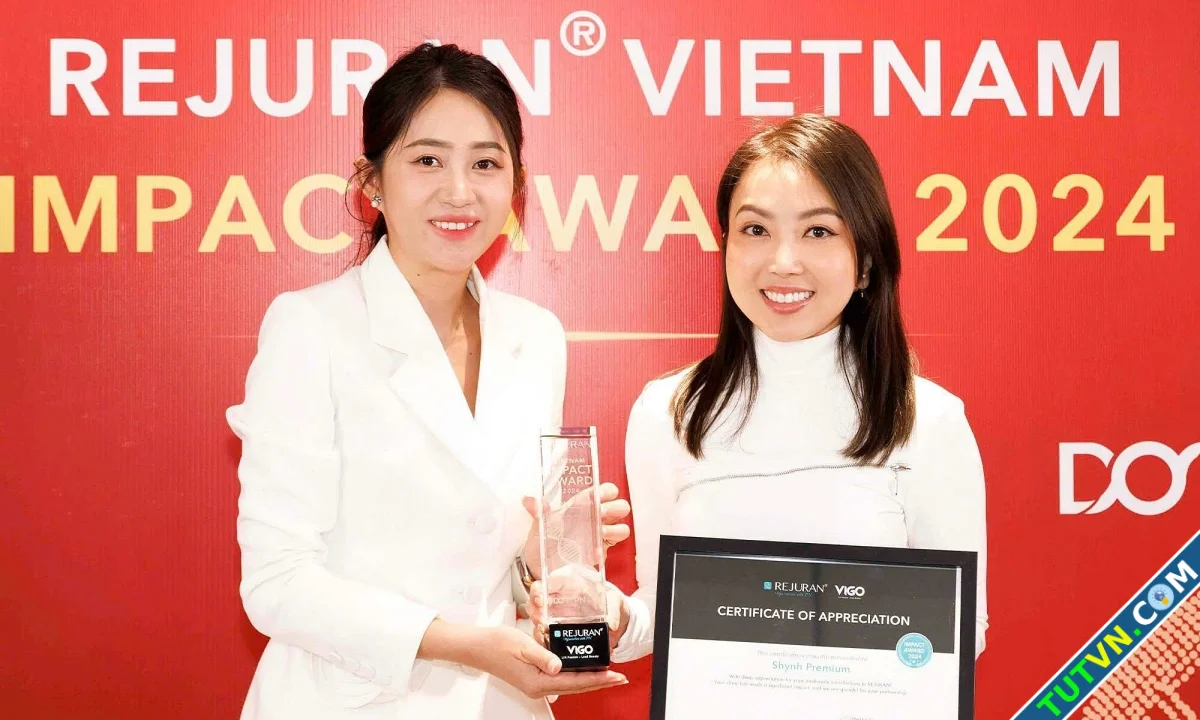 Shynh Premium nhận giải Rejuran Vietnam Impact Award 2024-1.webp