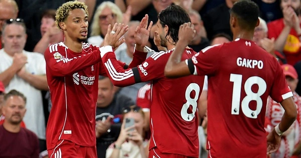 Tân binh 95 triệu euro rực sáng Liverpool thắng tưng bừng Bournemouth Ngoại hạng Anh mở màn n...webp