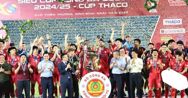 Thắng kịch tính Nam Định đội Công an Hà Nội lần đầu đoạt Siêu cúp quốc gia-1.webp