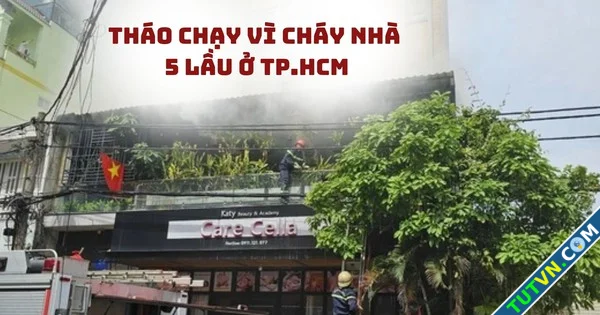 Tháo chạy vì cháy nhà 5 lầu ở TPHCM-1.webp