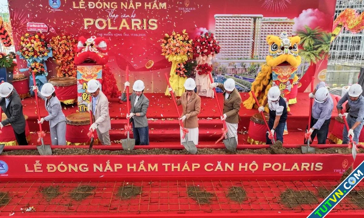 Tháp căn hộ Polaris tại The Maris Vũng Tàu thi công vượt tiến độ-1.webp