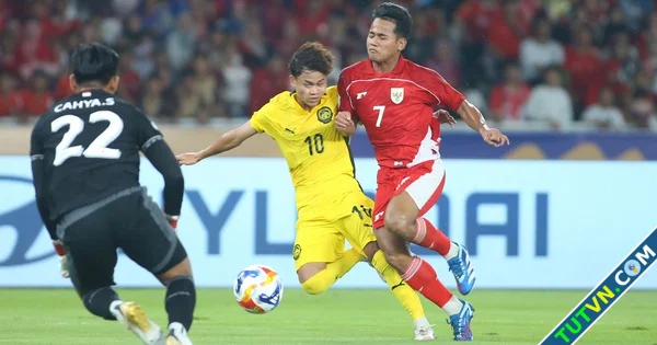 U23 Đông Nam Á 2025 U23 Indonesia 00 U23 Malaysia Chia tay 039những chú hổ Malay039-1.webp