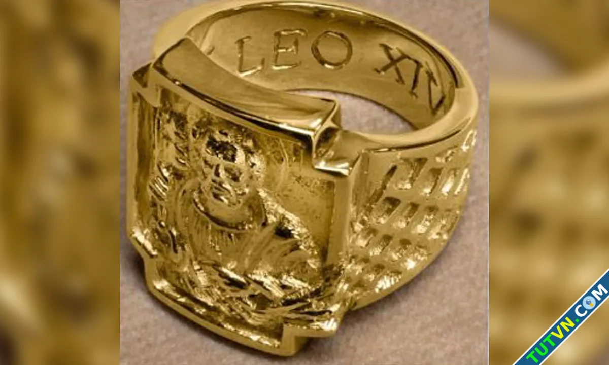 Vatican công bố chiếc nhẫn quyền lực của Giáo hoàng Leo XIV-1.webp