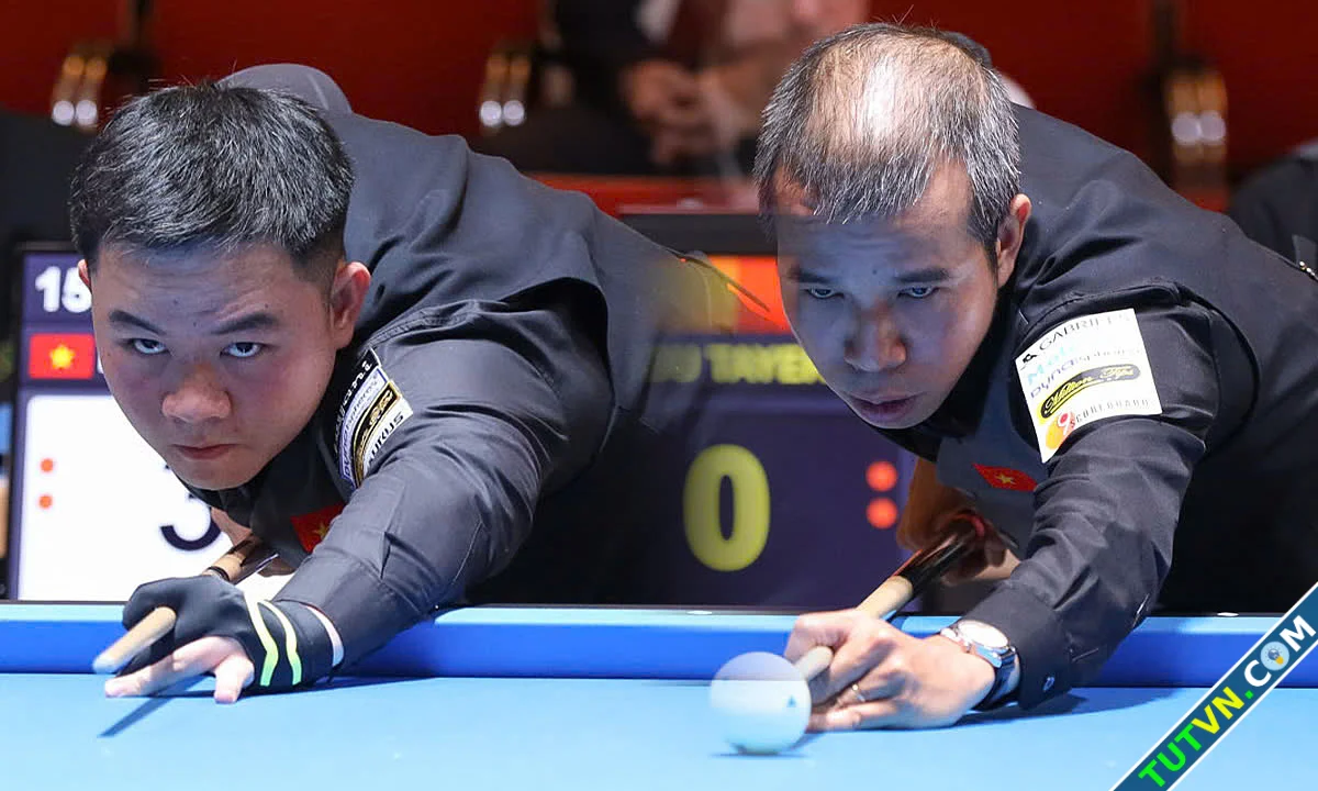 Việt Nam thắng đậm ở tứ kết billiard đồng đội thế giới-1.webp