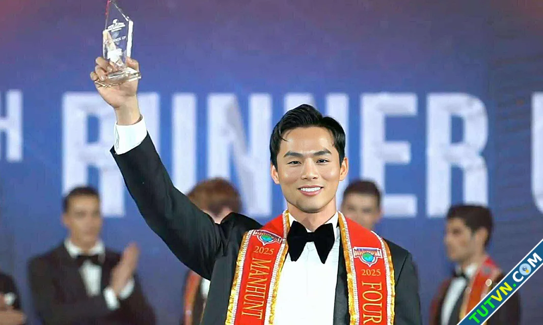 Vũ Linh đoạt á vương 4 Manhunt International 2025-1.webp
