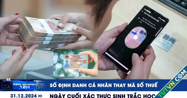 Xem nhanh 12h Dùng số định danh cá nhân thay mã số thuế | Bị ngừng dịch vụ nếu chưa xác thực ...webp