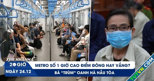 Xem nhanh 20h ngày 2412 Metro số 1 giờ cao điểm đông hay vắng | Bà 039trùm039 Oanh Hà hầu tò...webp